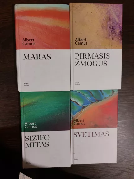Alber Camus knygų rinkinys: Maras, Svetimas, Pirmasis žmogus, Sizifo mitas