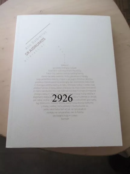 Skaidrumos. Eilėraščiai