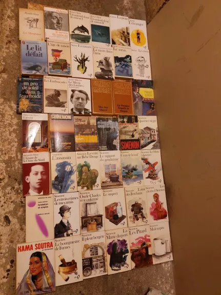 Prancūzų literatūros klasika originalo kalba (42 knygos)