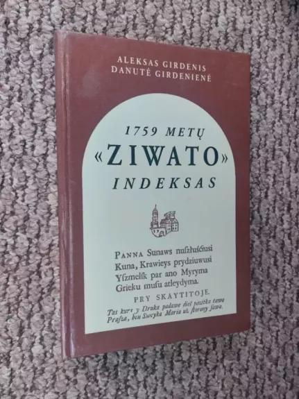1759 metų " ZIWATO" indeksas