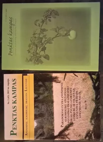 Penktas kampas 2006 m.  Nr. 19 ir 2013 m. Nr. 2(42). Anoniminių alkoholikų draugija Lietuvoje