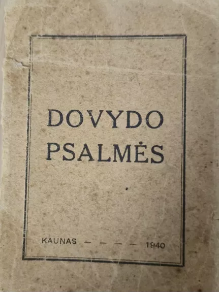 Dovydo psalmės