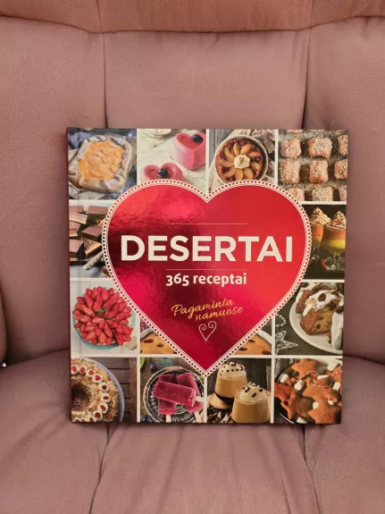 DESERTAI: 365 receptai