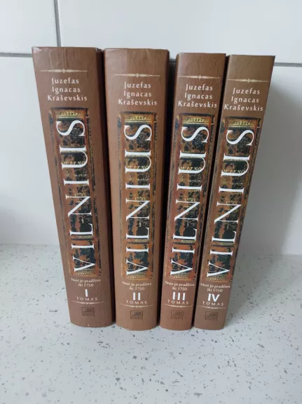 Vilnius nuo jo pradžios iki 1750 metų (4 tomai)