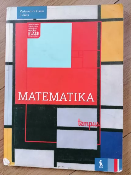 Matematikos vadovėlis 9 klasei, II dalis. Serija Tempus.
