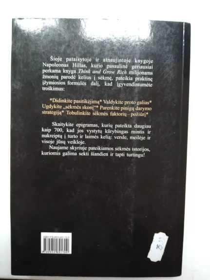 Tikėk sėkme ir būk turtingas