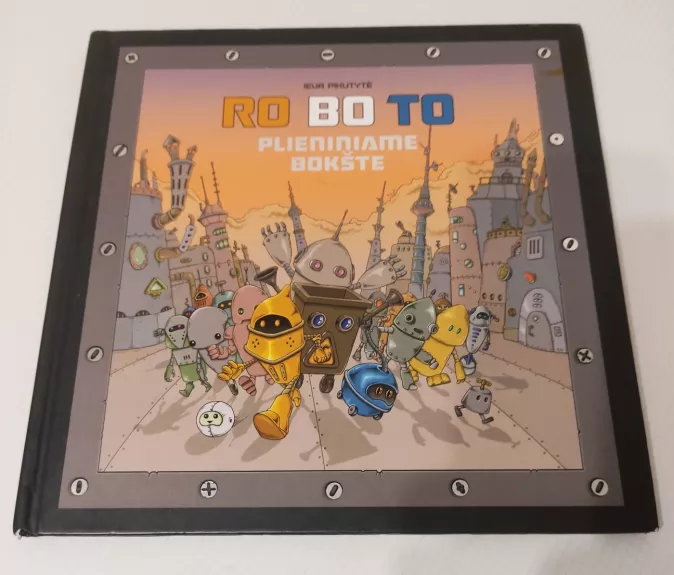 Spalvink ir žaisk roboto pasaulyje