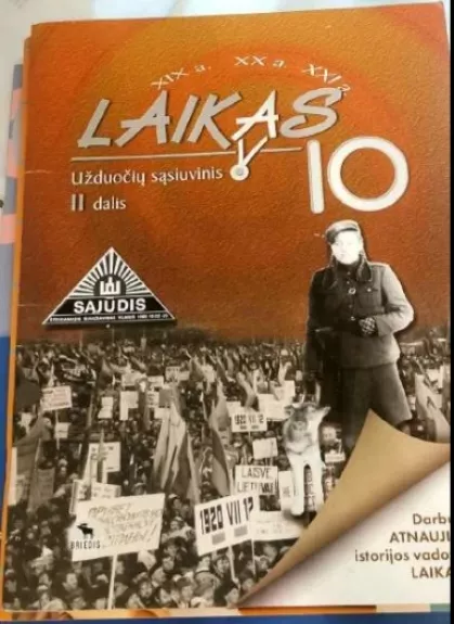 LAIKAS Užduočių sąsiuvinis II dalis 10 klasei