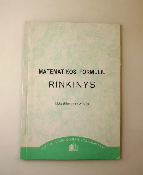 Matematikos formulių rinkinys