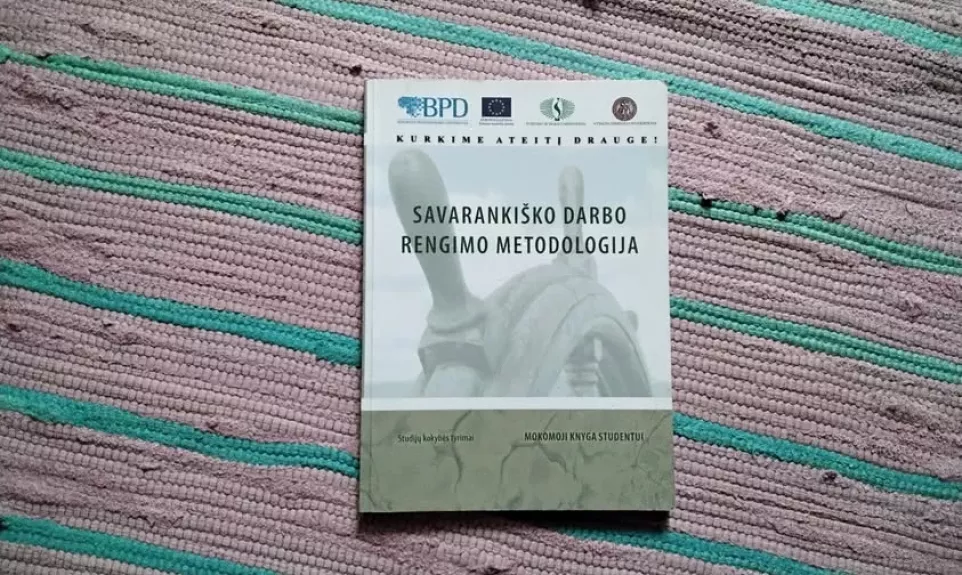 Savarankiško darbo rengimo metodologija : mokomoji knyga studentui