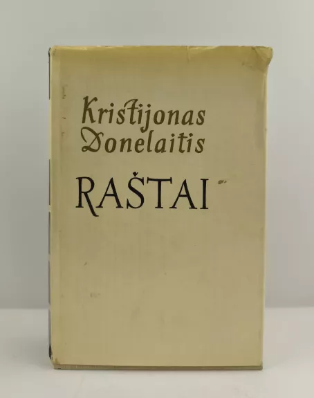 Kristijonas Donelaitis. Raštai