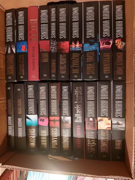 Sandros Brown 20 knygų kolekcija