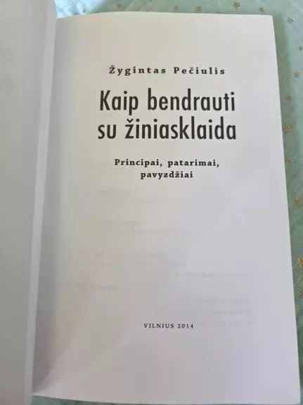 Kaip bendrauti su žiniasklaida