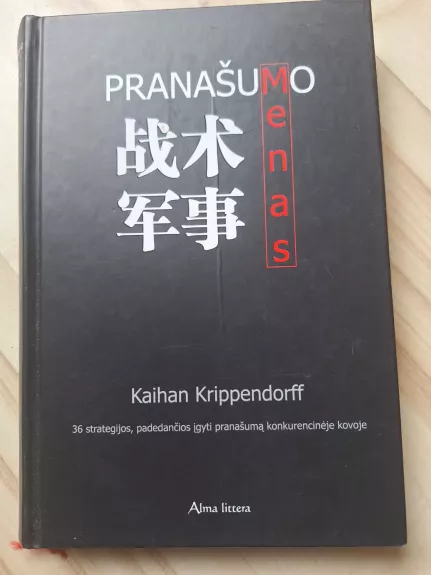 Pranašumo menas: 36 stategijos, padedančios įgyti pranašumą konkurencinėje kovoje