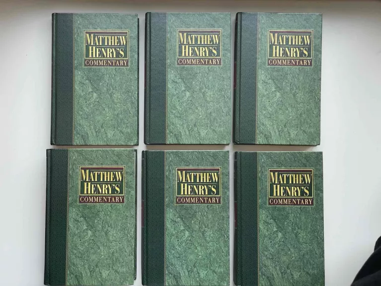 Commentary On The Whole Bible: 1, 2 3, 4, 5, 6, tomai