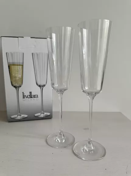 Livellara šampano taurės, 2 vnt.