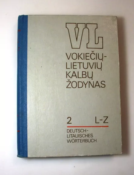 Vokiečių-lietuvių kalbų žodynas 2 dalis L-Z