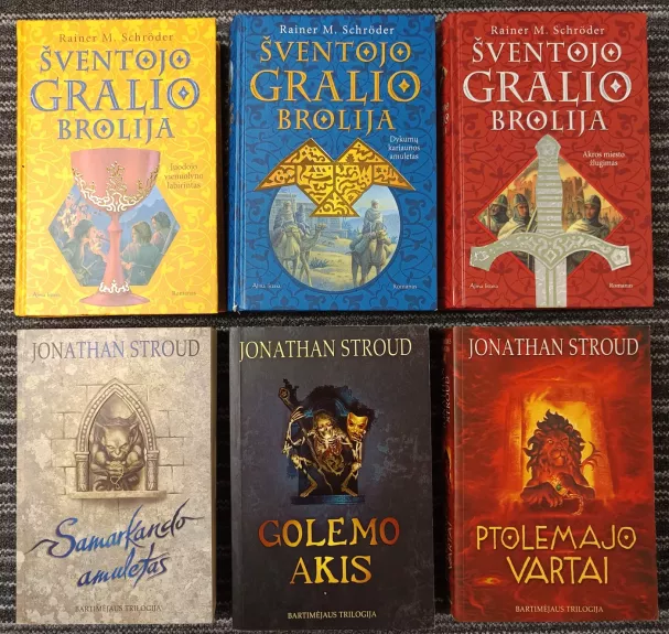 Bartimėjaus trilogija + Šventojo Gralio brolija