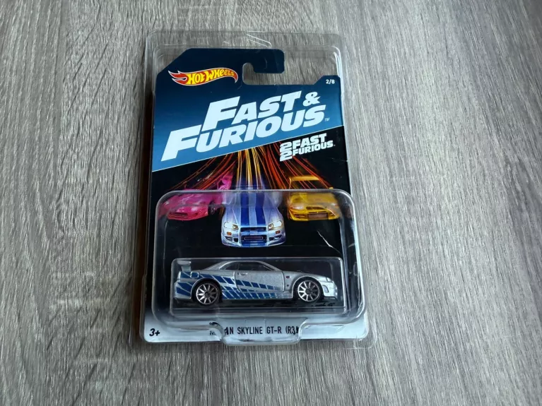 Nissan Skyline GT-R R34 Fast & Furious Hot Wheels