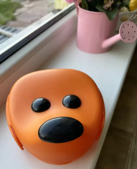 Maisto dėžutė ‘šuo’.