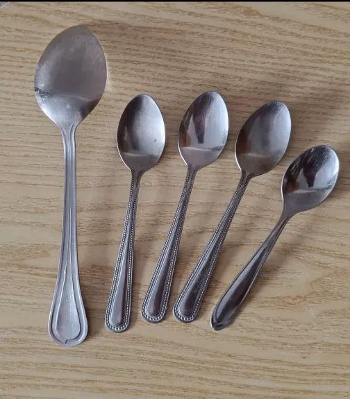 Šaukštas su šaukšteliais