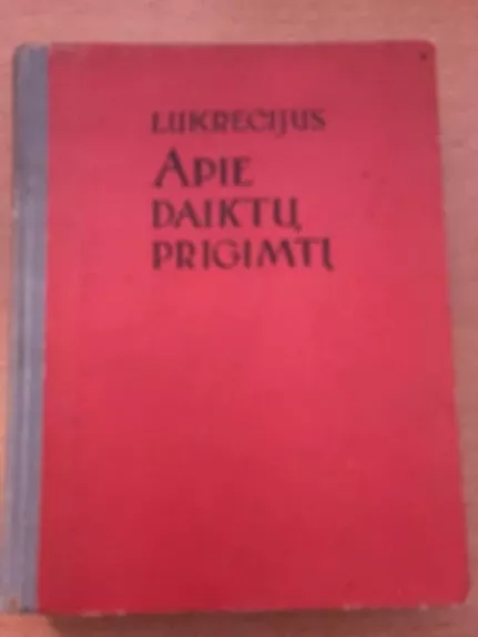 Apie daiktų prigimtį