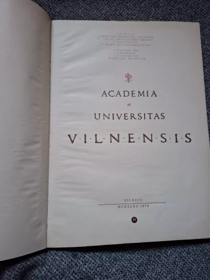 Academia et universitas Vilnensis