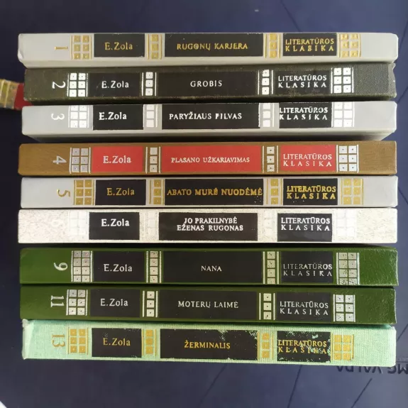 Emilis Zola. Rinkinys