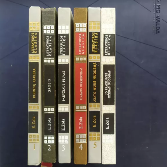 Emilis Zola. Rinkinys