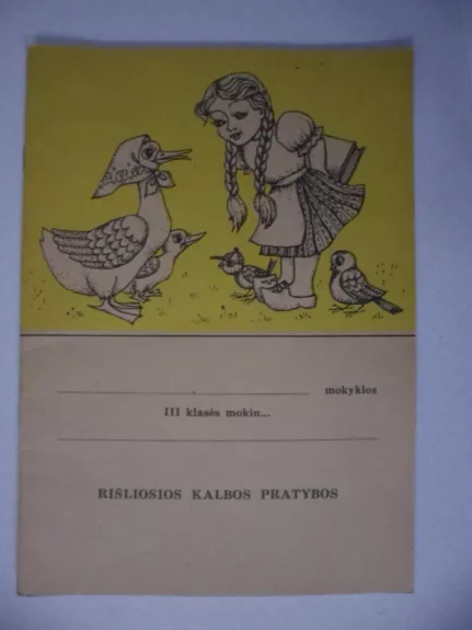 Rišliosios kalbos pratybos 3 kl.