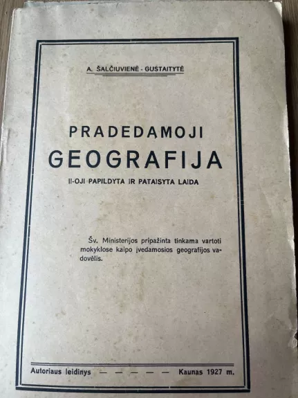 Pradedamoji geografija