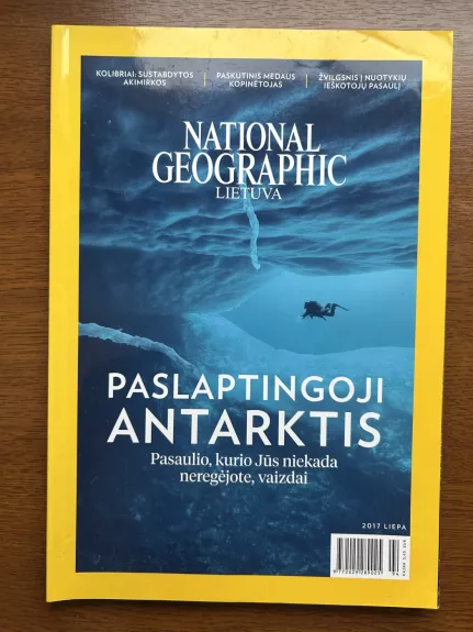 National Geographic 2017 liepa Paslaptingoji Antarktis