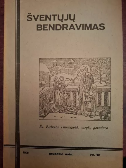 Šventųjų bendravimas 1931 Nr. 12