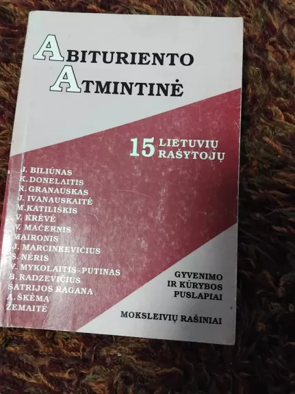 Abituriento atmintinė