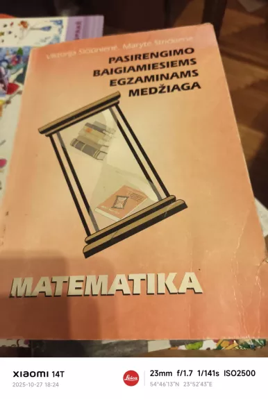 Pasirengimo baigiamiesiems egzaminams medžiaga. Matematika