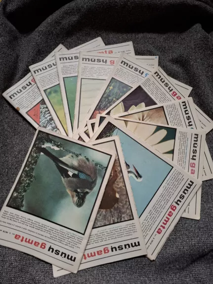 Mūsų gamta, 1970 m. Nr. 1-12