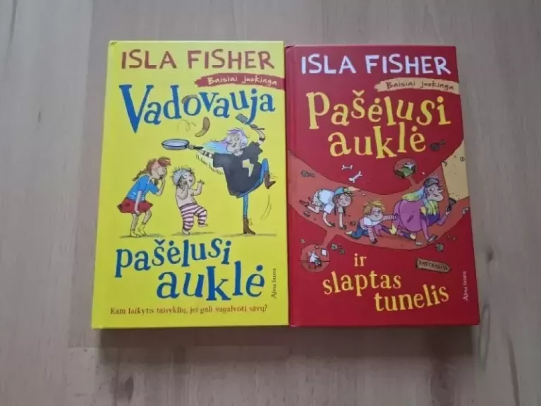 Knygų komplektas: Pašėlusi auklė ir slaptas tunelis, Vadovauja pašėlusi auklė