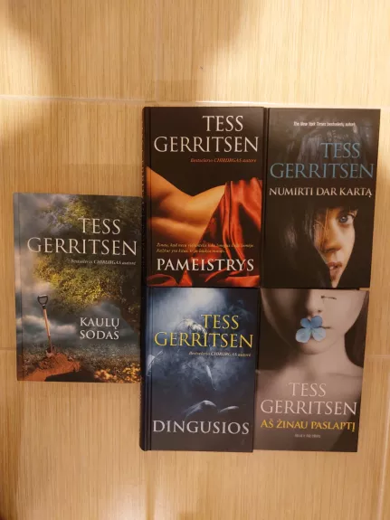Tess Gerritsen knygų serija: 5 knygos