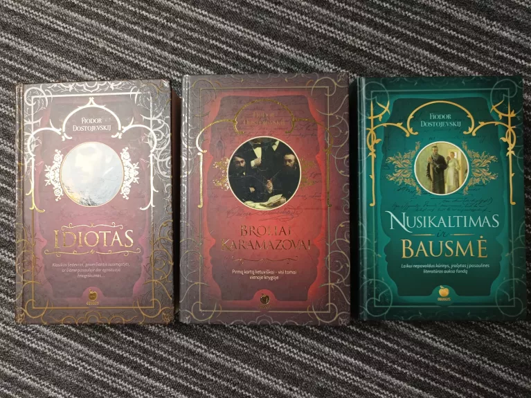 Idiotas+Nusikaltimas ir bausmė+Broliai Karamazovai
