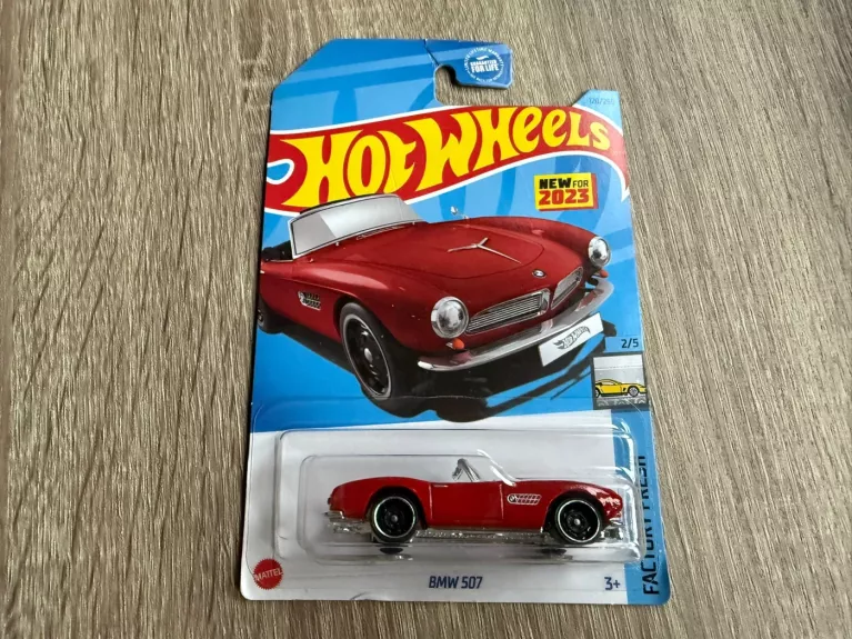 BMW 507 Hot Wheels Long Card