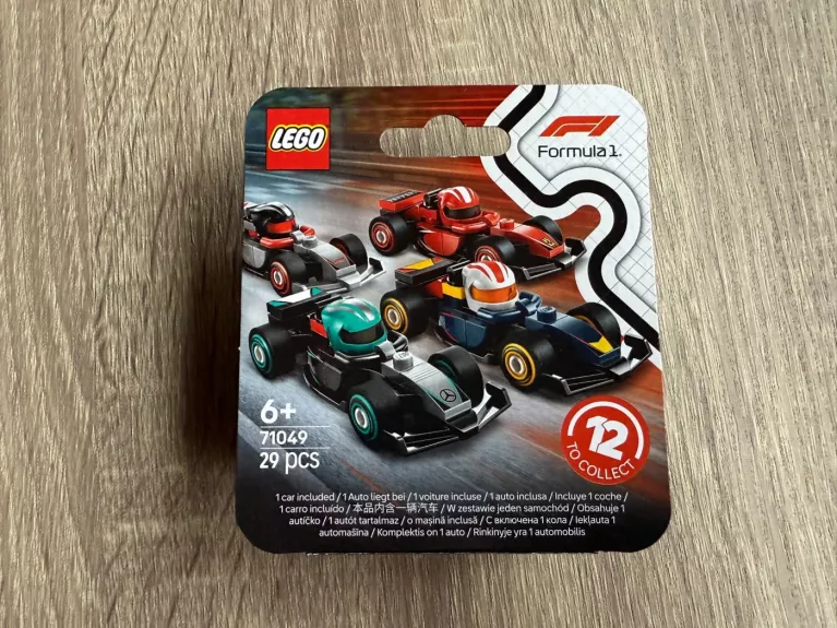 Lego Minifigures F1 Collectible Race Cars Mercedes-AMG 71049