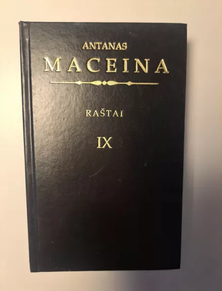 Antanas Maceina raštai IX