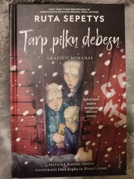 Tarp pilkų debesų: grafinis romanas