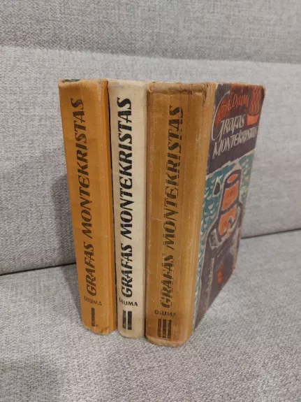 Grafas Montekristas 1-2-3 tomai