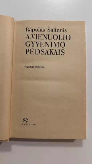 A. Vienuolio gyvenimo pėdsakais