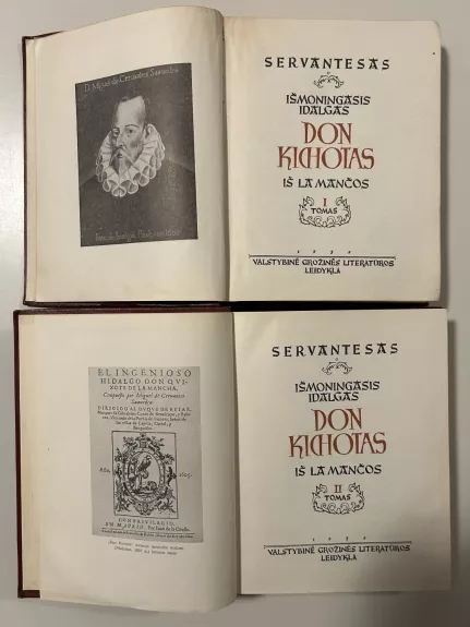 Išmoningasis Idalgas Don Kichotas iš La Mančios (2 tomai)