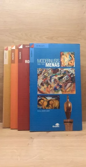 Knygų rinkinys meno tematika (turinys nuotraukose)