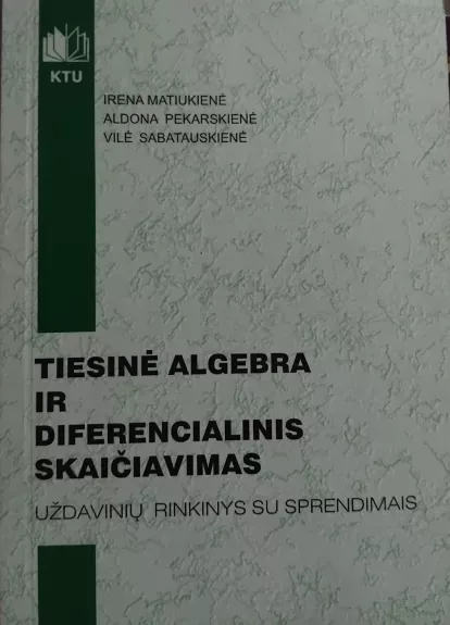Tiesinė algebra ir diferencialinis skaičiavimas