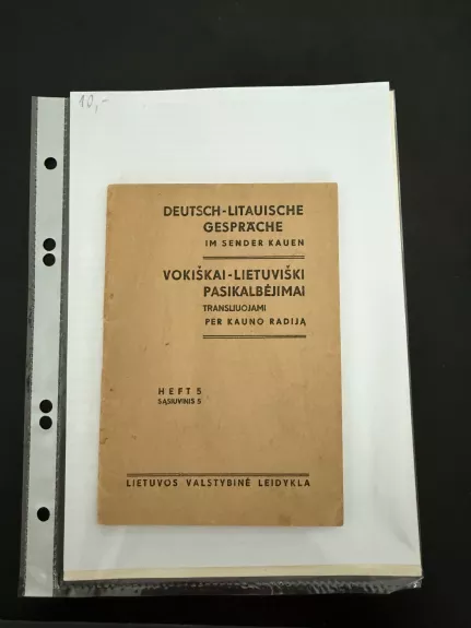 Vokiškai-Lietuviški pasikalbėjimai per Kauno radiją 1941