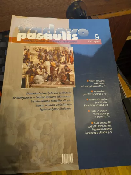 Vadovo pasaulis 2003 m. nr. 9